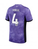 Liverpool Virgil van Dijk #4 Kolmaspaita 2023-24 Lyhythihainen